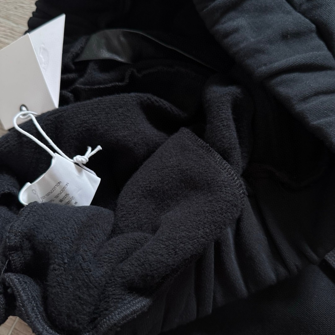 Chrome Hearts 克罗心 侧边梵文字母松紧腰运动裤 卫裤 休闲裤 长裤 裤子 白色 黑色