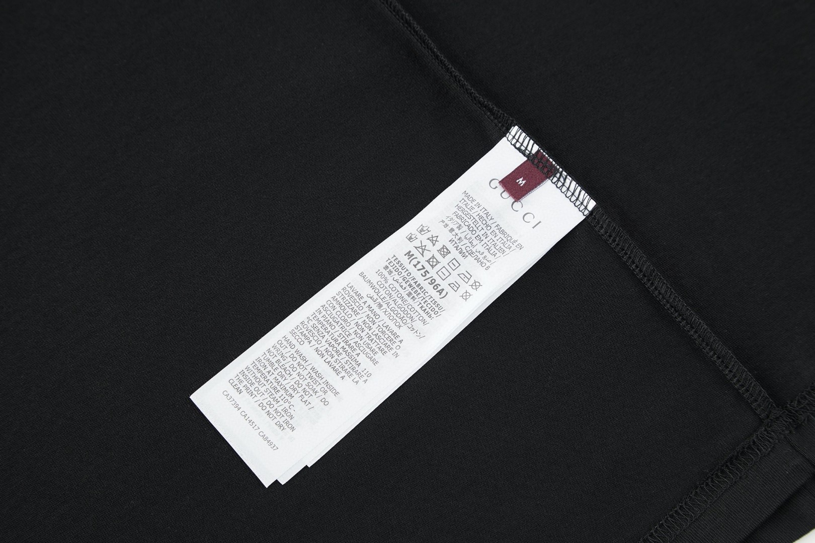 GUCCI 古驰 烫钻T恤 夏季 短袖 黑色 A0 854841-XJHRZ-1043