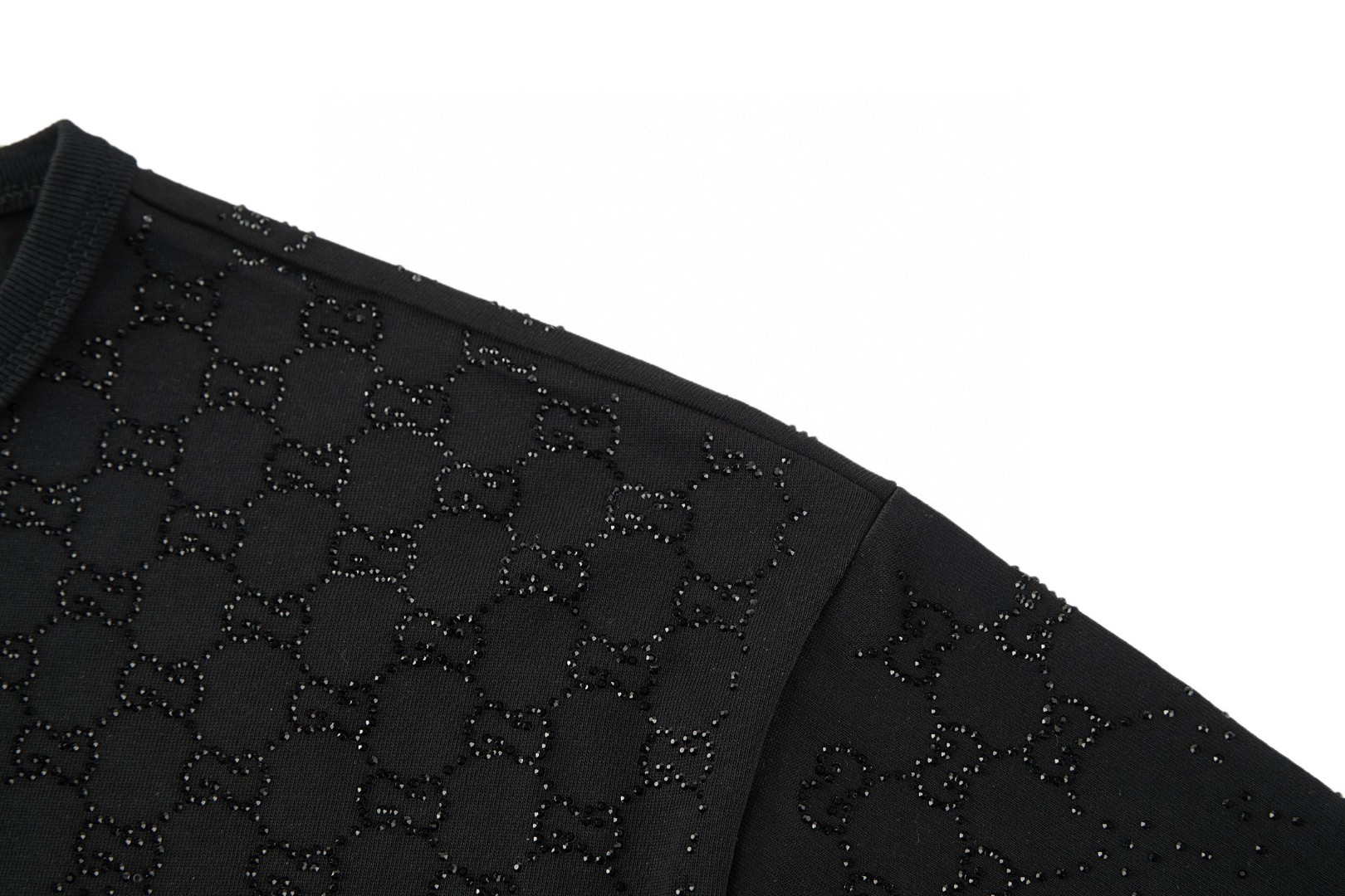 GUCCI 古驰 烫钻T恤 夏季 短袖 黑色 A0 854841-XJHRZ-1043