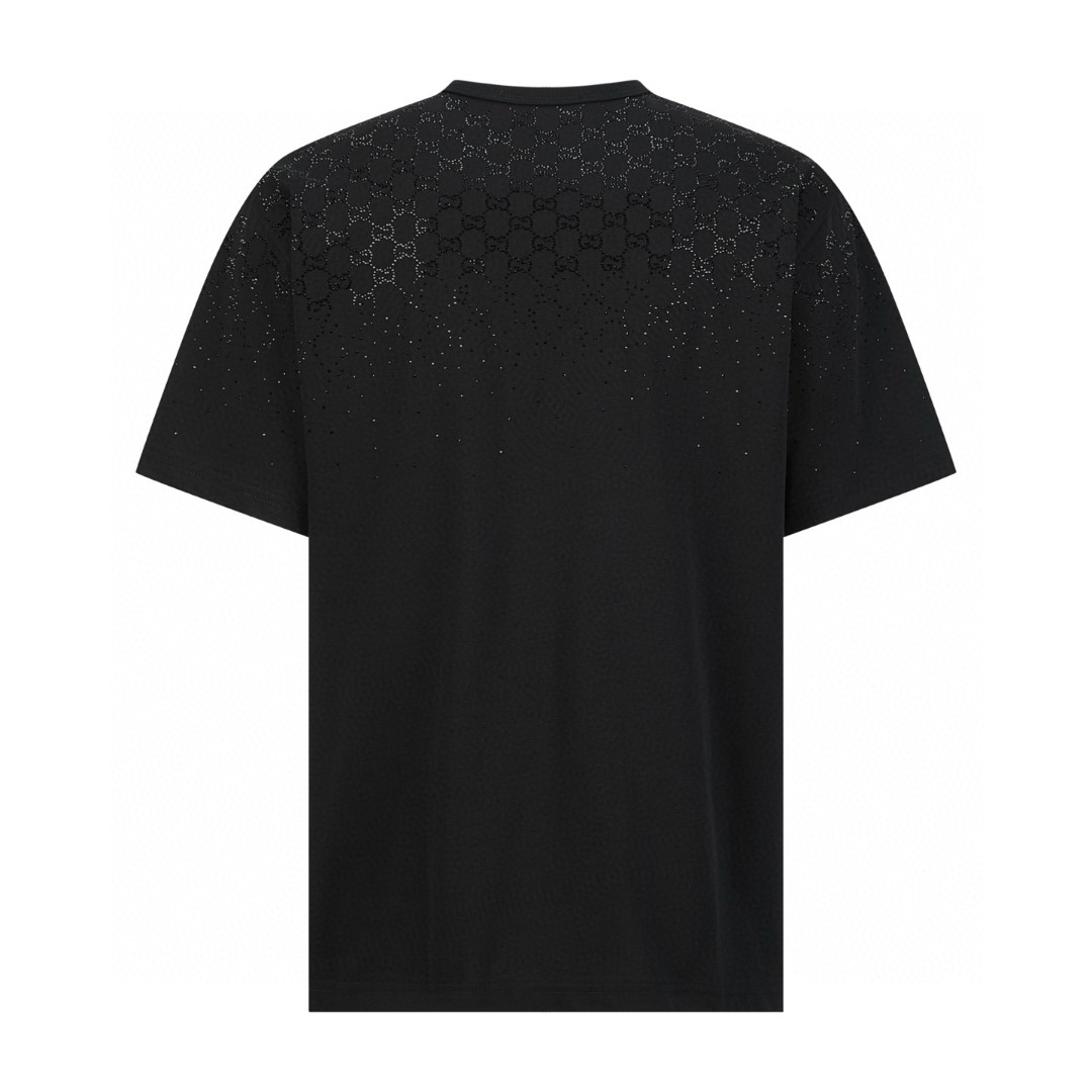 GUCCI 古驰 烫钻T恤 夏季 短袖 黑色 A0 854841-XJHRZ-1043