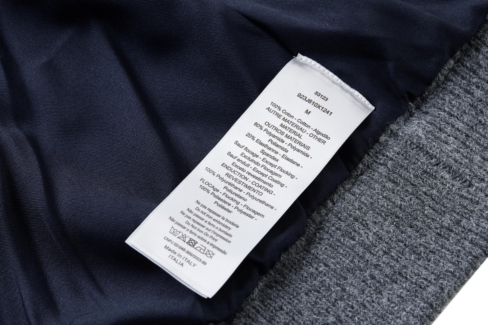 DIOR 迪奥 全幅提花针织拉链外套 夹克 毛衣 秋冬 长袖 蓝色 灰色 B5 613M403A2026-C885