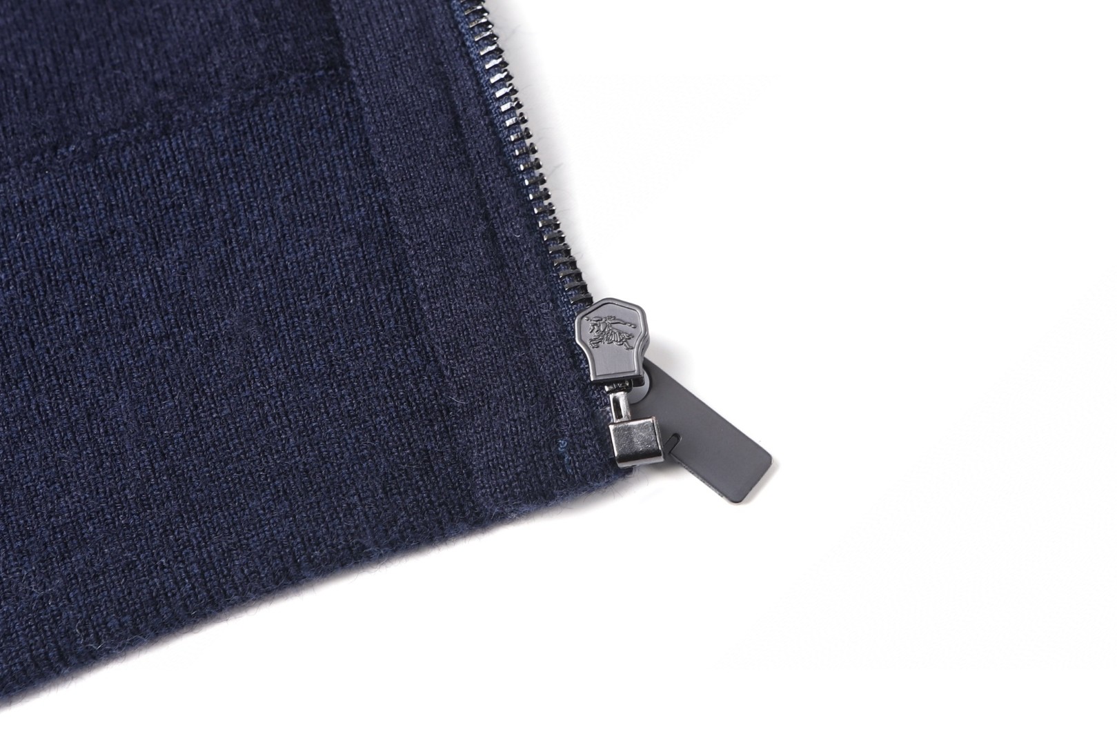 Burberry 巴宝莉 羊毛混纺拉链连帽外套 卫衣 长袖 灰色 蓝色 B0 81121341