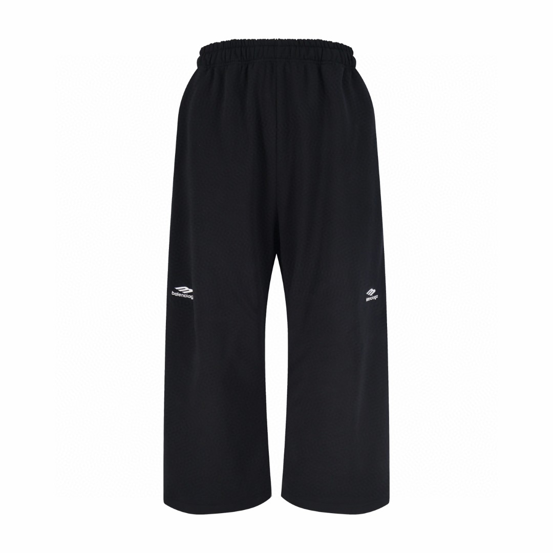 Balenciaga 巴黎世家 滑雪系列3M刺绣长裤 裤子 休闲裤 运动裤 蓝色 黑色 B0 855365TTVK77740