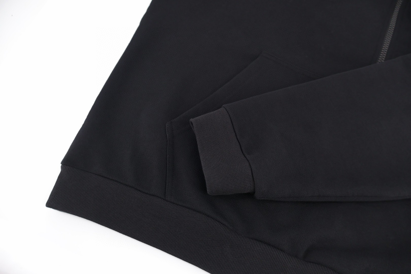 Balenciaga 巴黎世家 滑雪系列3M刺绣半拉链连帽卫衣 外套 长袖 蓝色 黑色 B0 855351TTVK77740