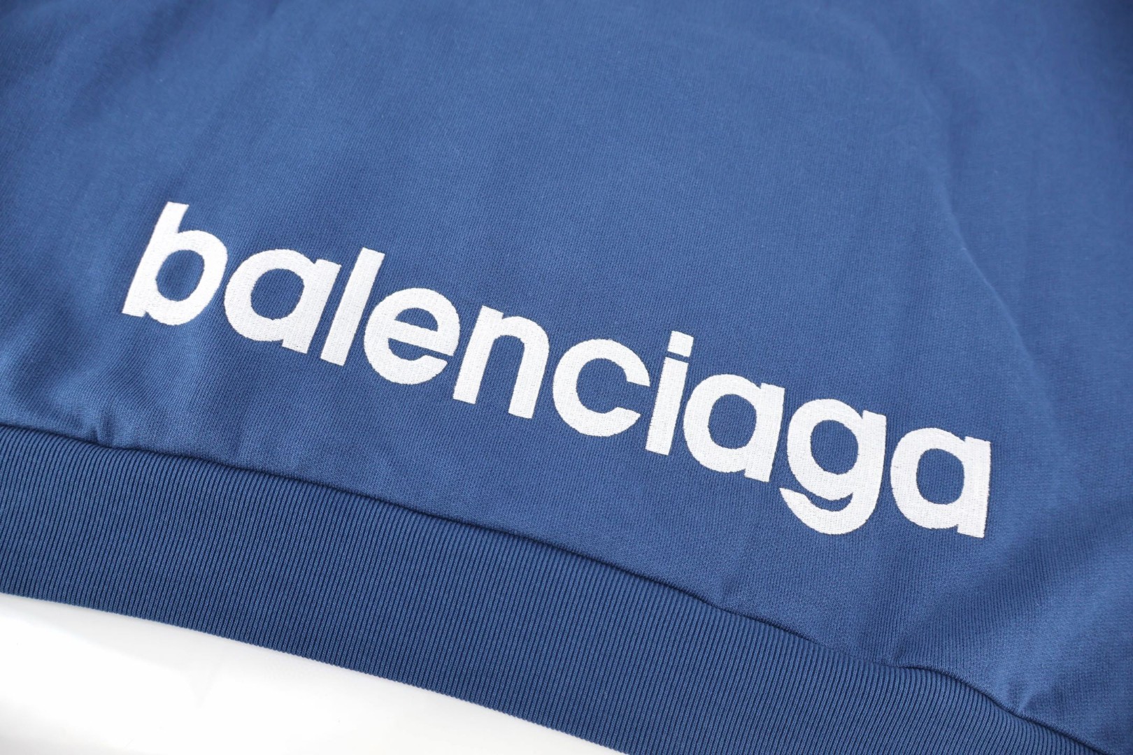 Balenciaga 巴黎世家 滑雪系列3M刺绣半拉链连帽卫衣 外套 长袖 蓝色 黑色 B0 855351TTVK77740