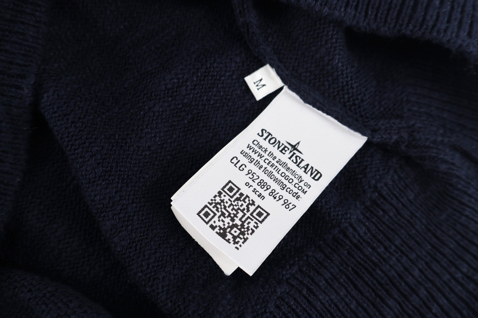 STONE ISLAND 石头岛 刺绣圆领毛衣 针织衫 长袖 外套 杏色 蓝色 B0 K2S155100093S00HA-V0026