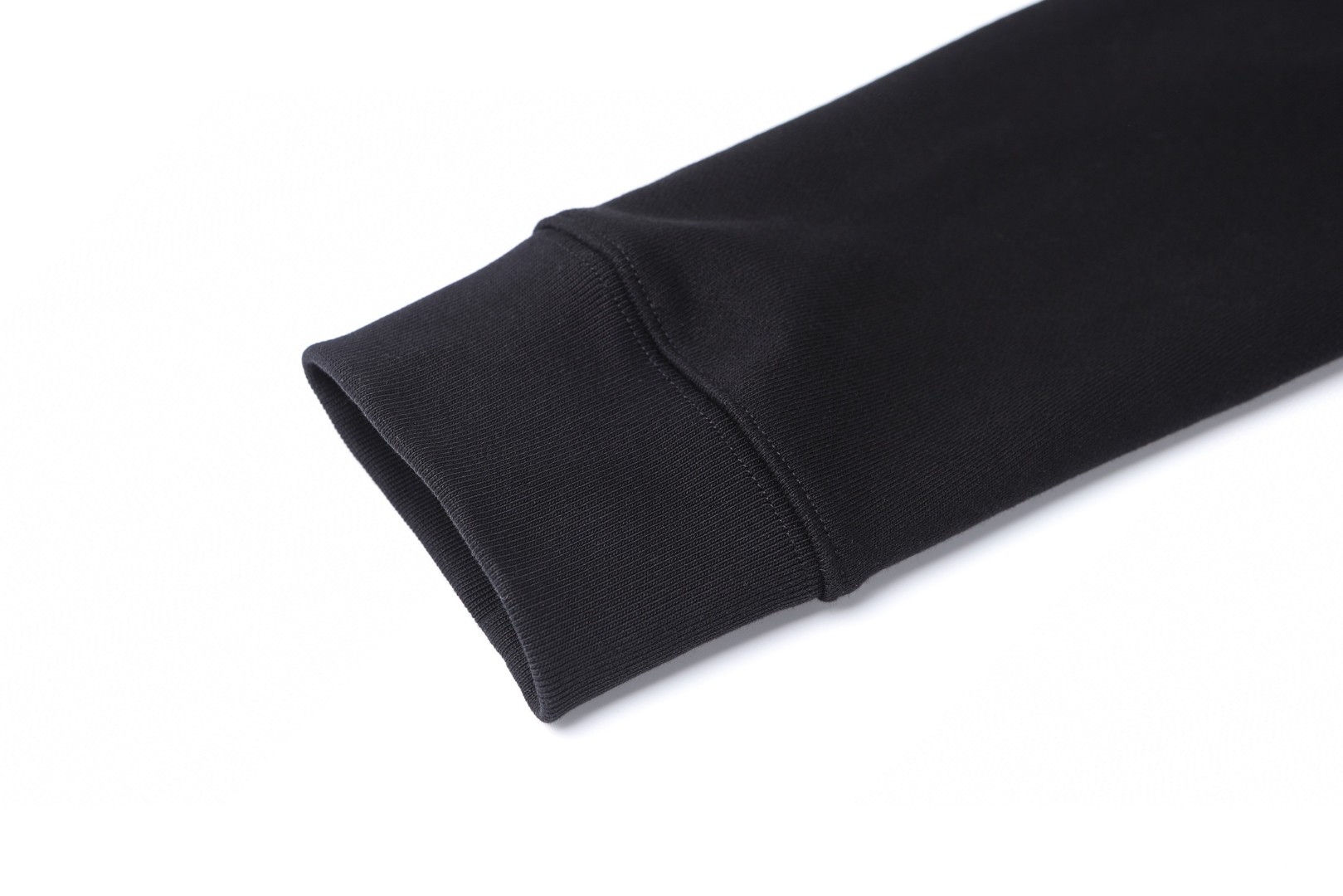 Burberry 巴宝莉 经典刺绣logo拉链连帽卫衣 外套 长袖 黑色 B0 80843761