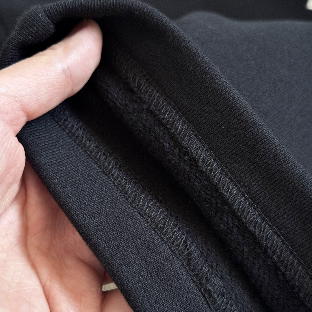 Chrome Hearts 克罗心 梵文字母松紧腰运动裤 卫裤 休闲裤 长裤 裤子 黑色 CH-2024-9998