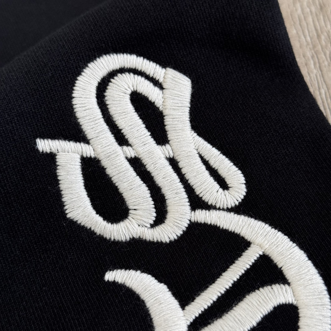 Chrome Hearts 克罗心 梵文字母松紧腰运动裤 卫裤 休闲裤 长裤 裤子 黑色 CH-2024-9998