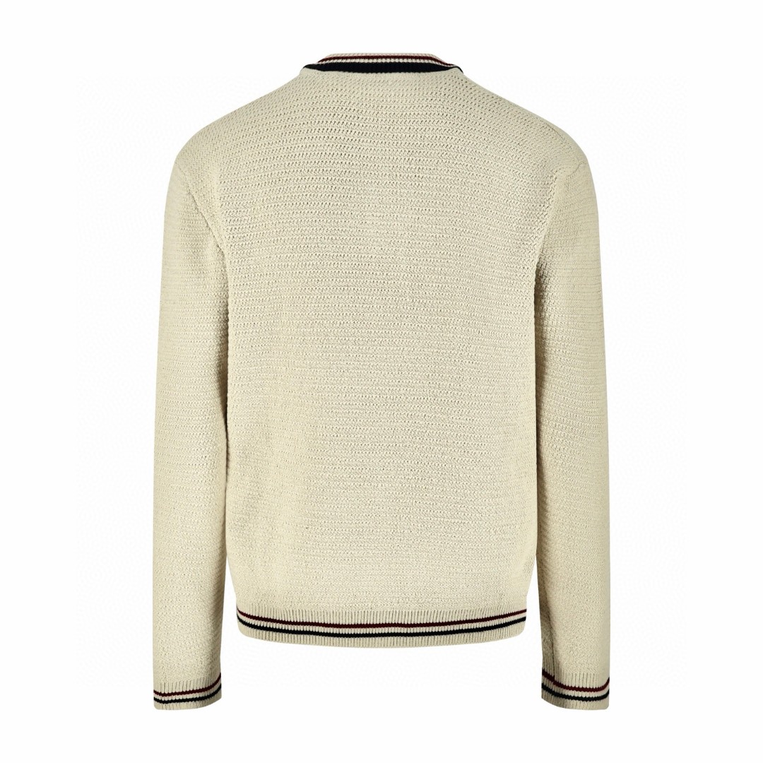 MIU MIU 缪缪 毛织拉链撞色外套 针织衫 毛衣 长袖 保暖 B0 MMF969-1616-F0018-S-OOO