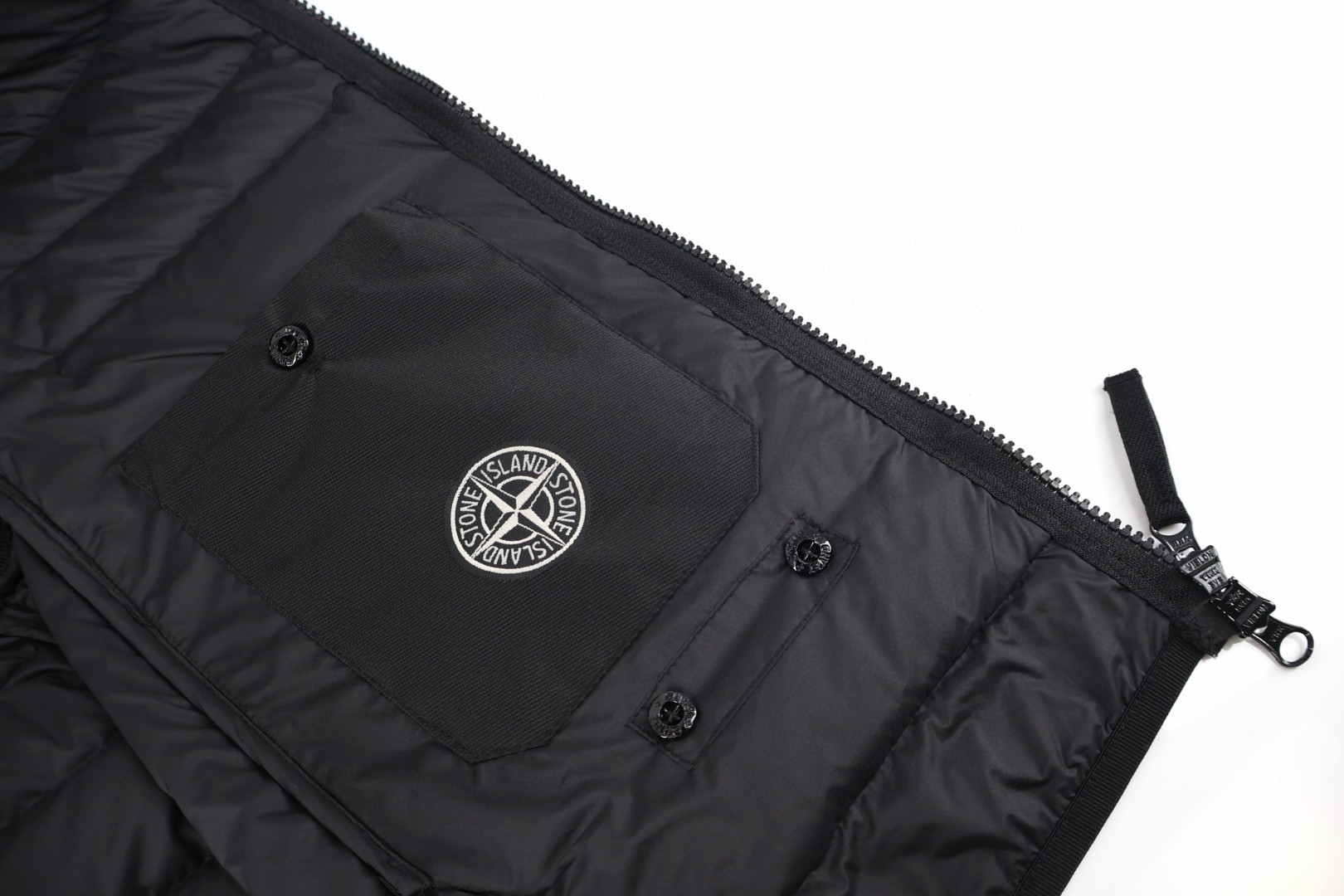 STONE ISLAND 石头岛 绗缝排骨羽绒服 外套 保暖 长袖 黑色 D0 K2S164100011S0024V0029
