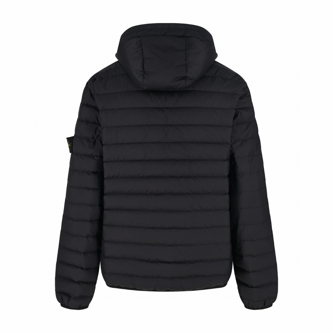 STONE ISLAND 石头岛 绗缝排骨羽绒服 外套 保暖 长袖 黑色 D0 K2S164100011S0024V0029