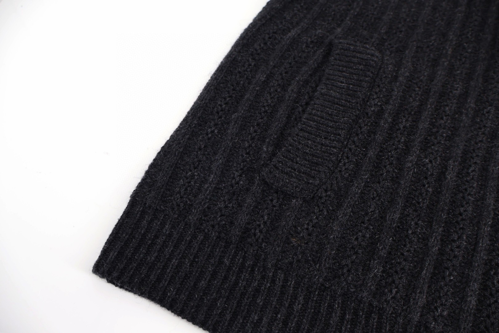 LOUIS VUITTON 路易威登 羊绒毛领拉链束腰夹克 外套 长袖 黑色 B5 1AJBUB