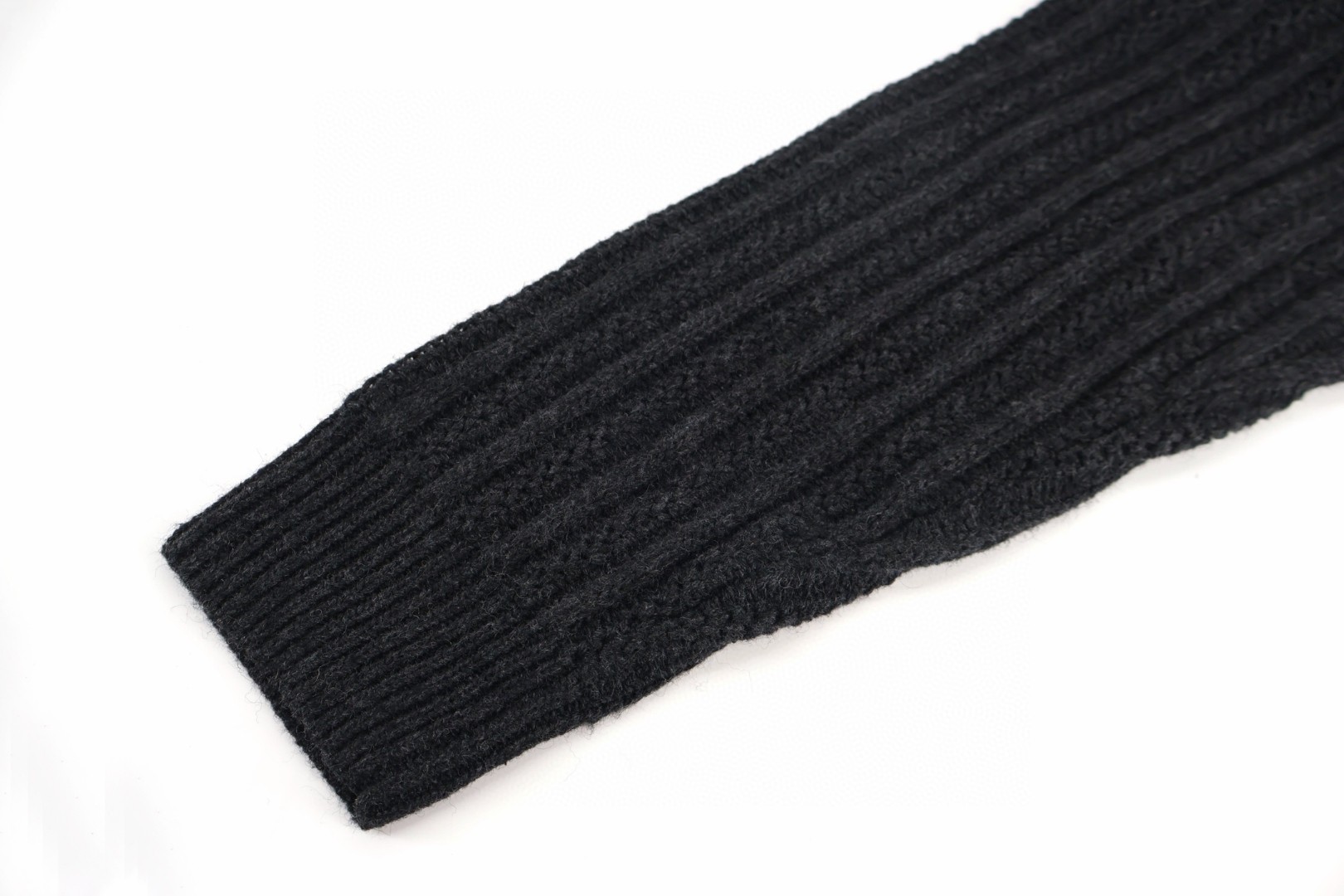 LOUIS VUITTON 路易威登 羊绒毛领拉链束腰夹克 外套 长袖 黑色 B5 1AJBUB