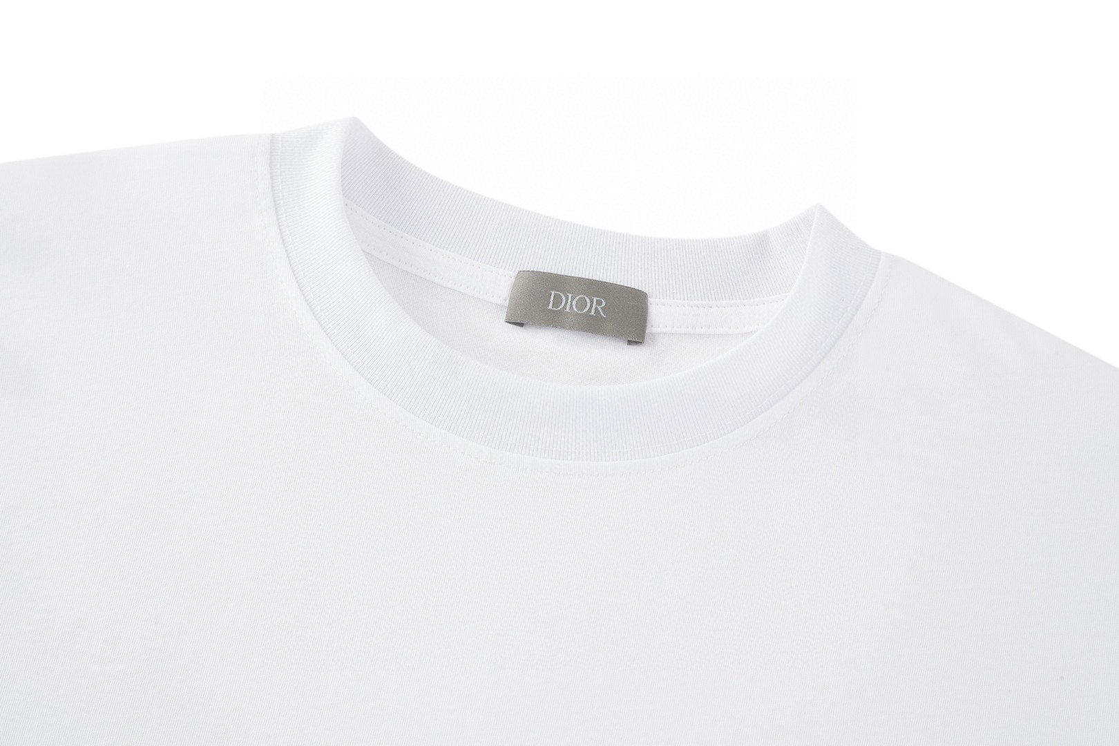 DIOR 迪奥 印花刺绣标识短袖 T恤 夏季 白色 黑色 A0 613J696E0677-C086