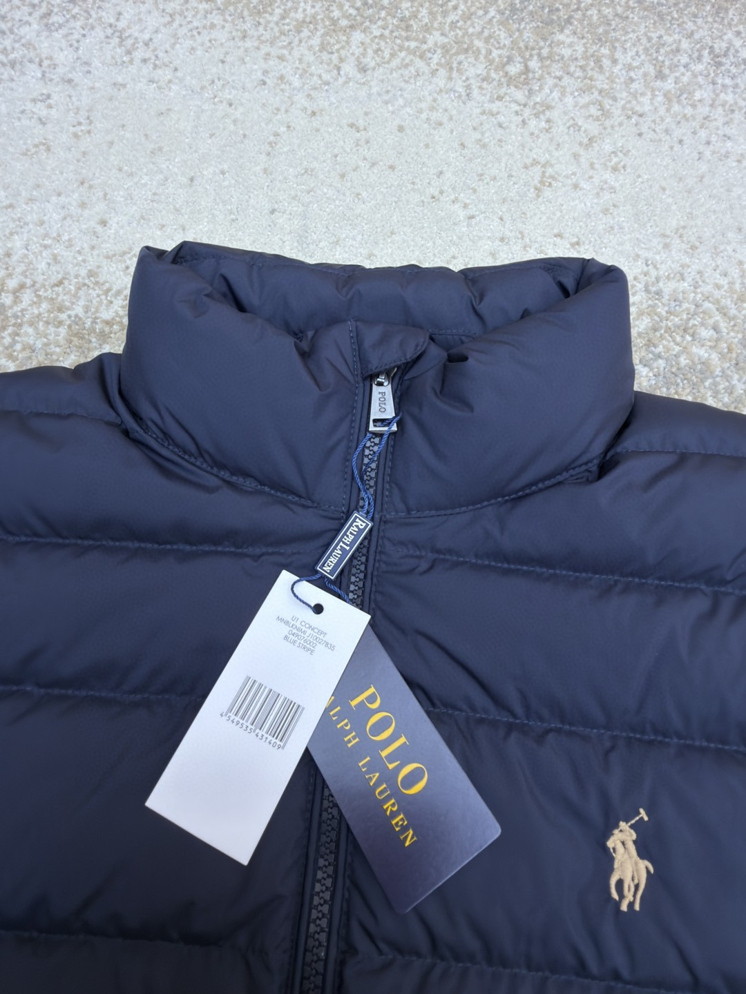 Ralph Lauren 拉夫劳伦 刺绣排骨羽绒服 夹克 外套 保暖 长袖 藏蓝色 卡其色 C0 710967774-004