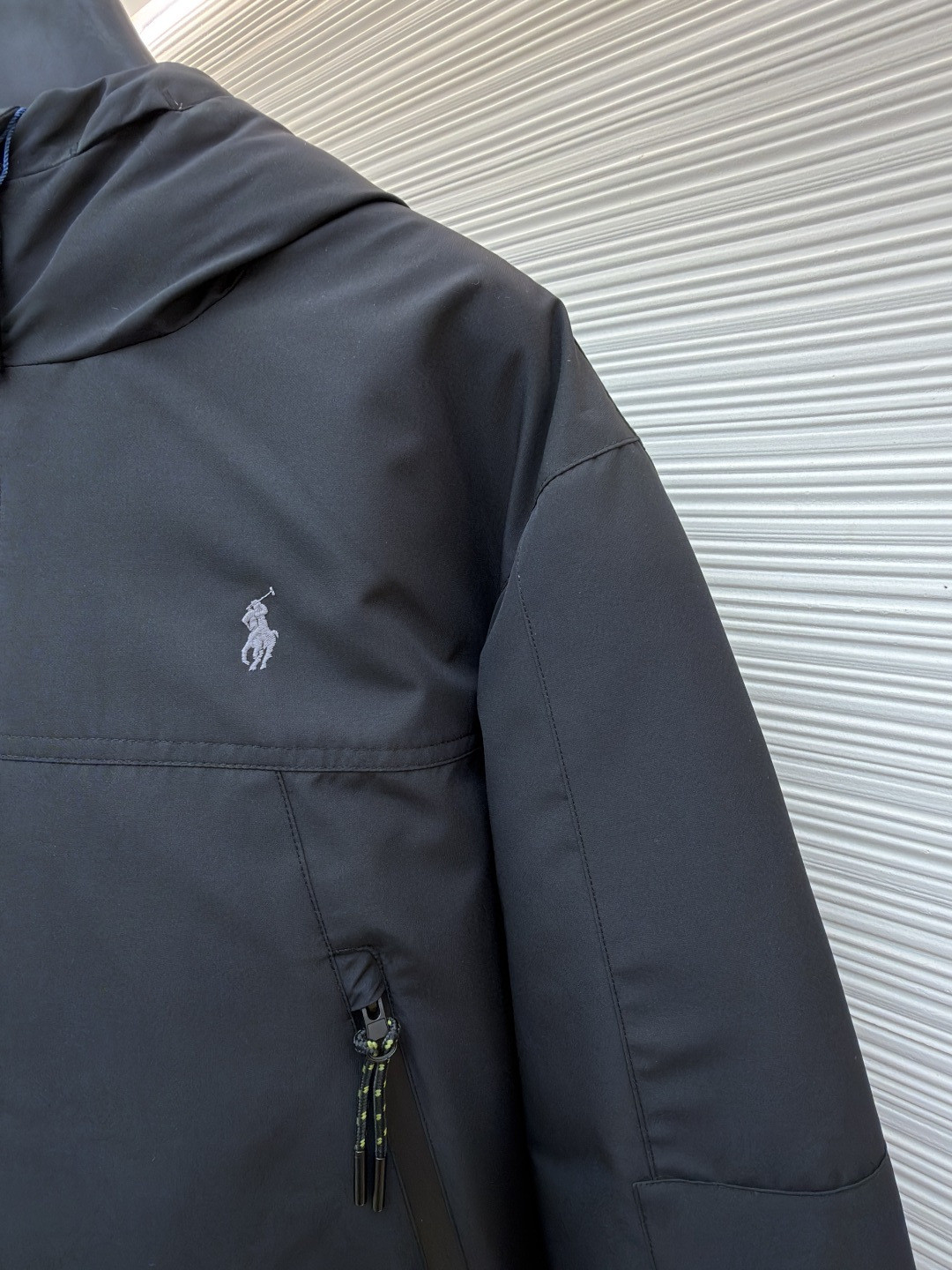 Ralph Lauren 拉夫劳伦 徽标连帽棉服 夹克 外套 保暖 长袖 米杏色 黑色 C0 710967882-002