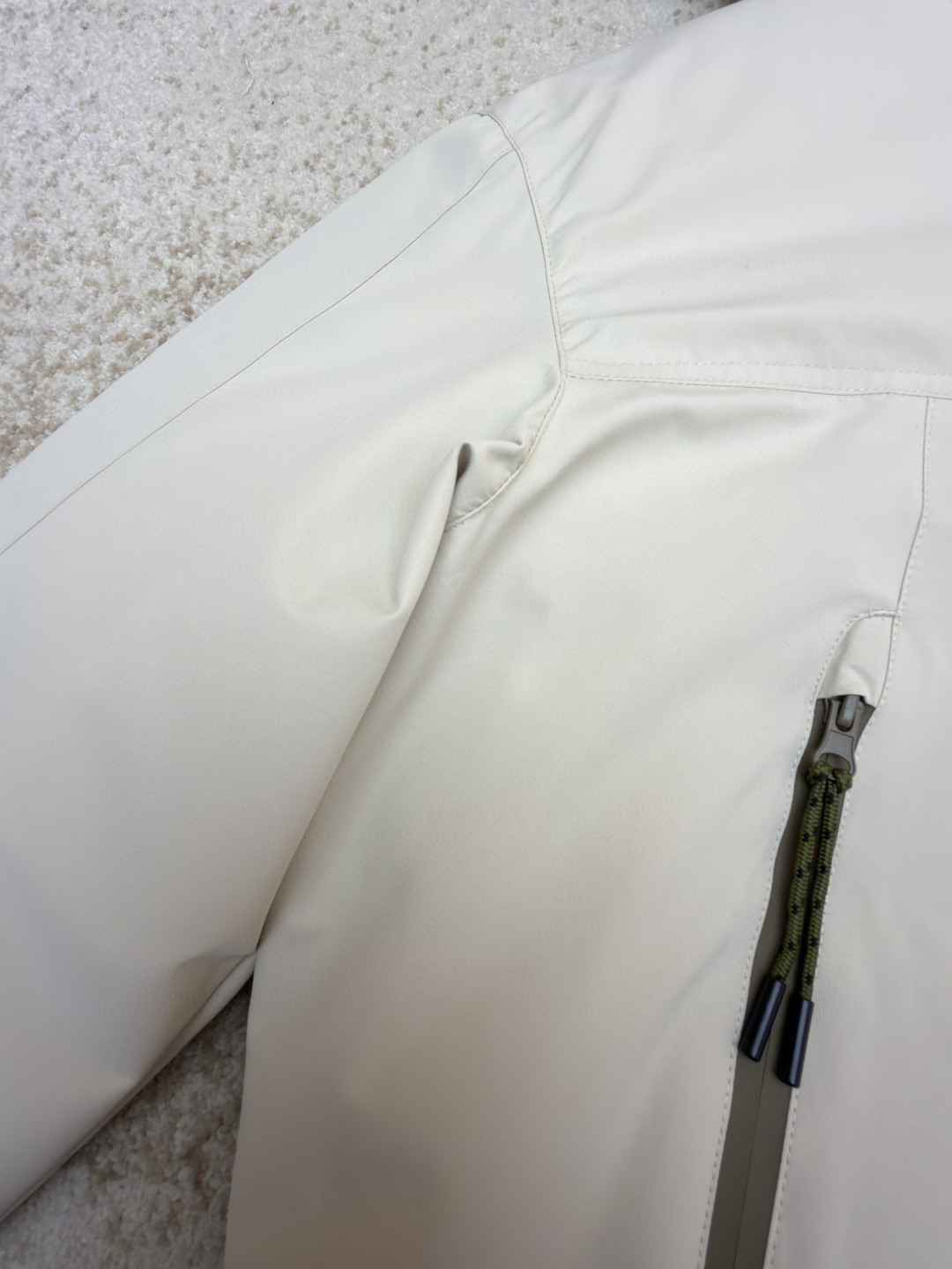 Ralph Lauren 拉夫劳伦 徽标连帽棉服 夹克 外套 保暖 长袖 米杏色 黑色 C0 710967882-002