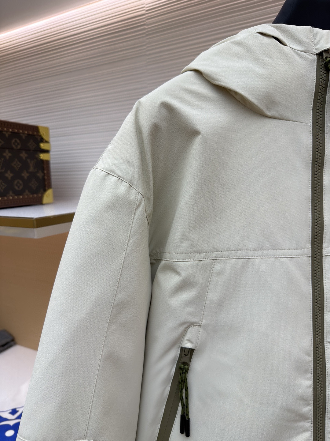 Ralph Lauren 拉夫劳伦 徽标连帽棉服 夹克 外套 保暖 长袖 米杏色 黑色 C0 710967882-002