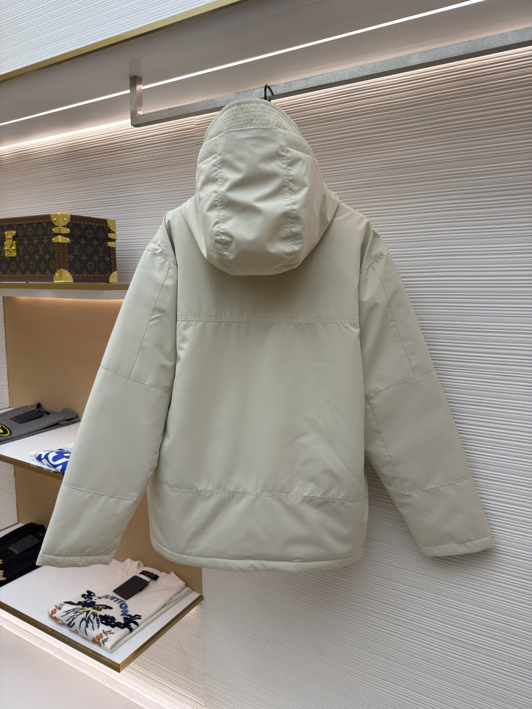 Ralph Lauren 拉夫劳伦 徽标连帽棉服 夹克 外套 保暖 长袖 米杏色 黑色 C0 710967882-002