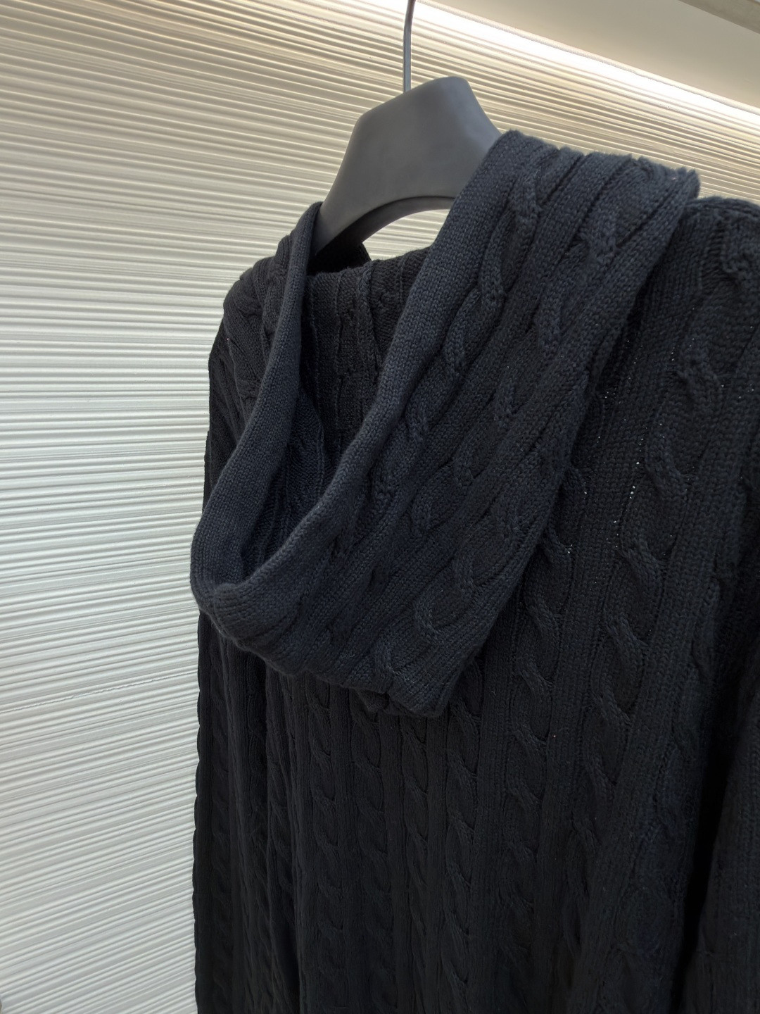 Ralph Lauren 拉夫劳伦 刺绣连帽绞花毛衣 针织衫 长袖 黑色 粉色 B0 211A90918-001