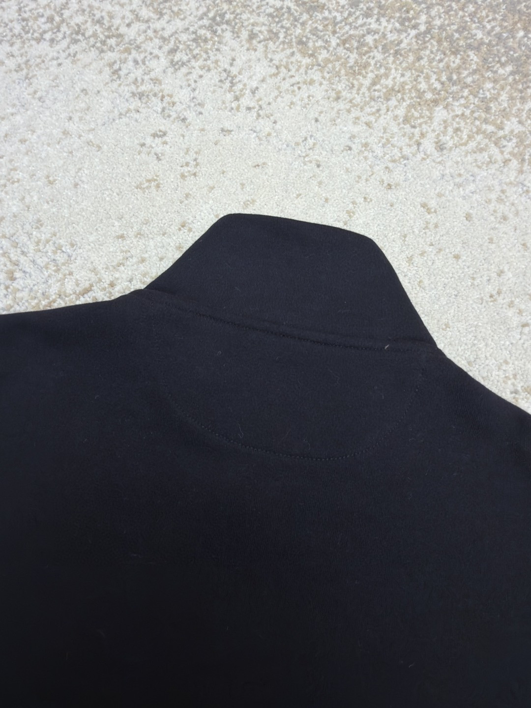 Ralph Lauren 拉夫劳伦 金色刺绣半拉链高领卫衣 外套 长袖 黑色 酒红色 B0 710981468-001