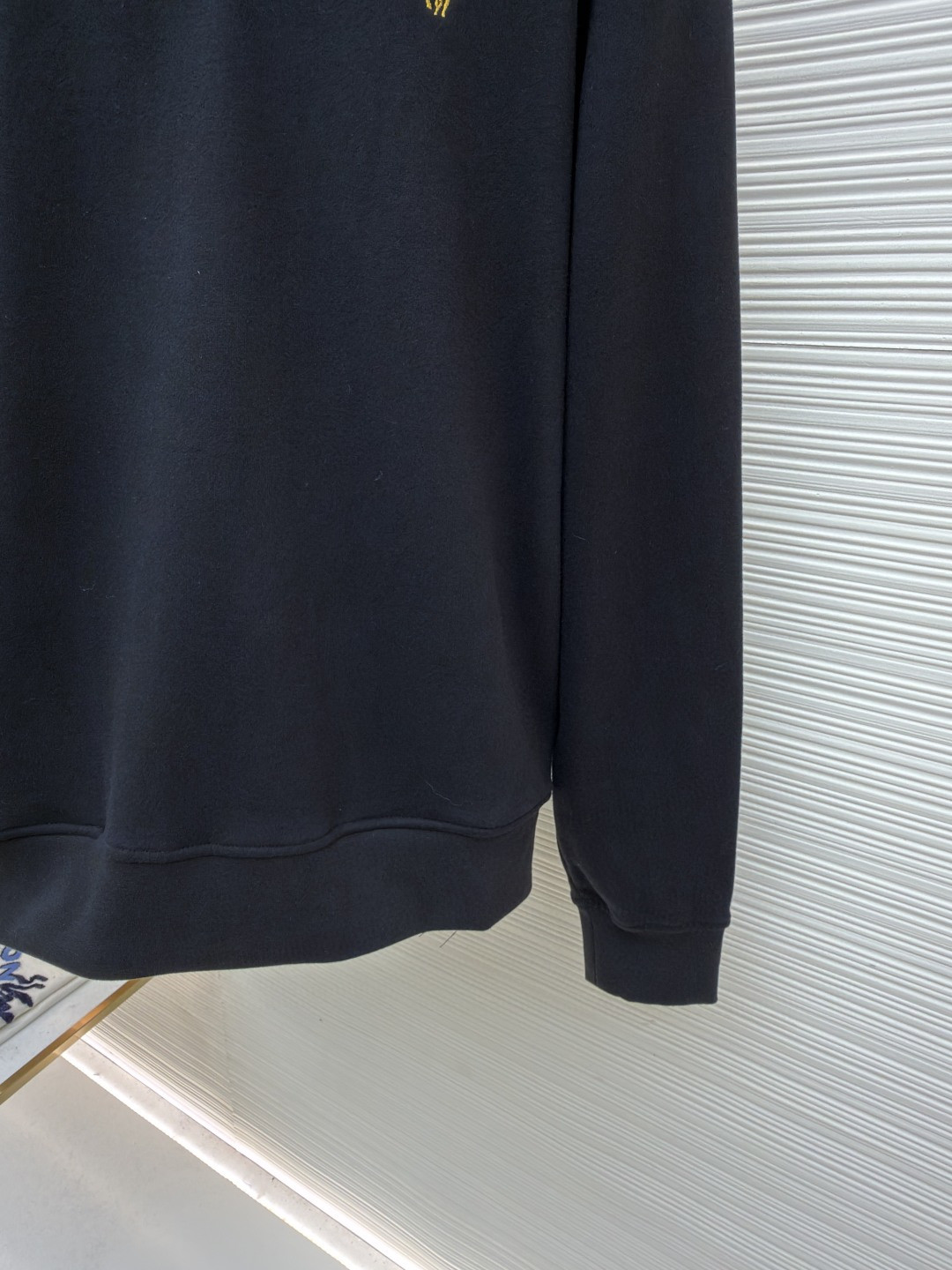 Ralph Lauren 拉夫劳伦 金色刺绣半拉链高领卫衣 外套 长袖 黑色 酒红色 B0 710981468-001