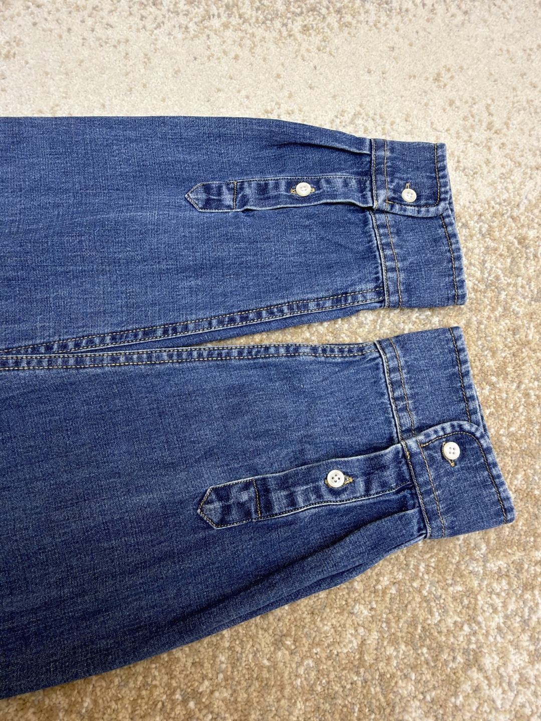 Ralph Lauren 拉夫劳伦 彩色刺绣牛仔衬衫 牛仔衣 外套 长袖 蓝色 B0 710548537-001