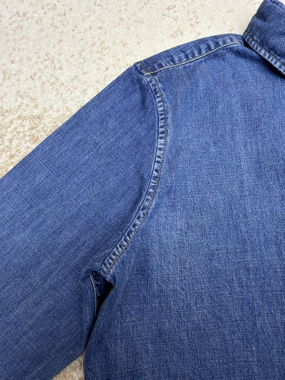 Ralph Lauren 拉夫劳伦 彩色刺绣牛仔衬衫 牛仔衣 外套 长袖 蓝色 B0 710548537-001