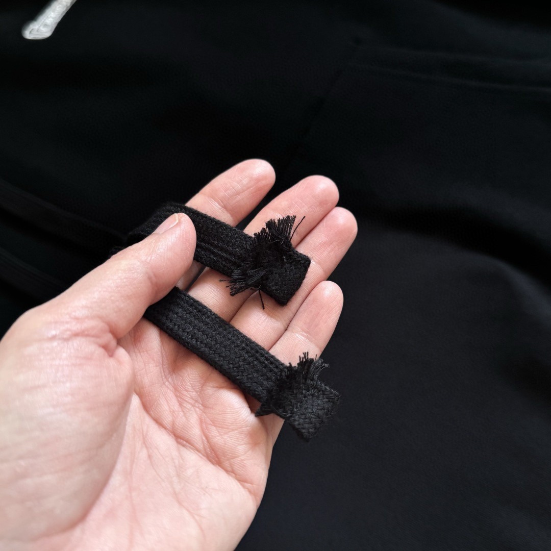 Chrome Hearts 克罗心 花臂后背马蹄内里抓绒连帽卫衣 套头 外套 黑色 A5 