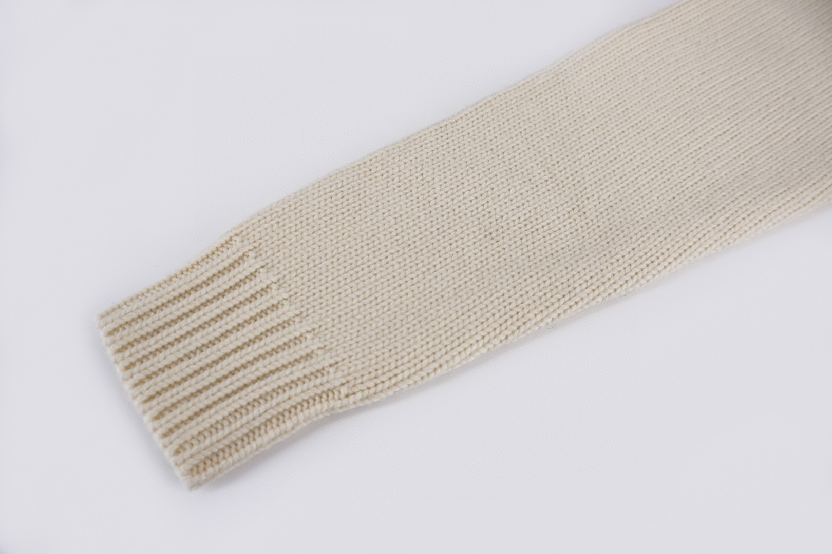 LOUIS VUITTON 路易威登 格纹领拉链针织衫 毛衣 夹克 外套 长袖 米色 B5 1AJUVP