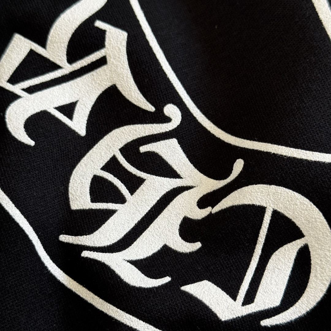 Chrome Hearts 克罗心 Deadly Doll 联名款 马蹄 美少女内里抓绒连帽卫衣 套头 外套 黑色 A5 CH-4355173