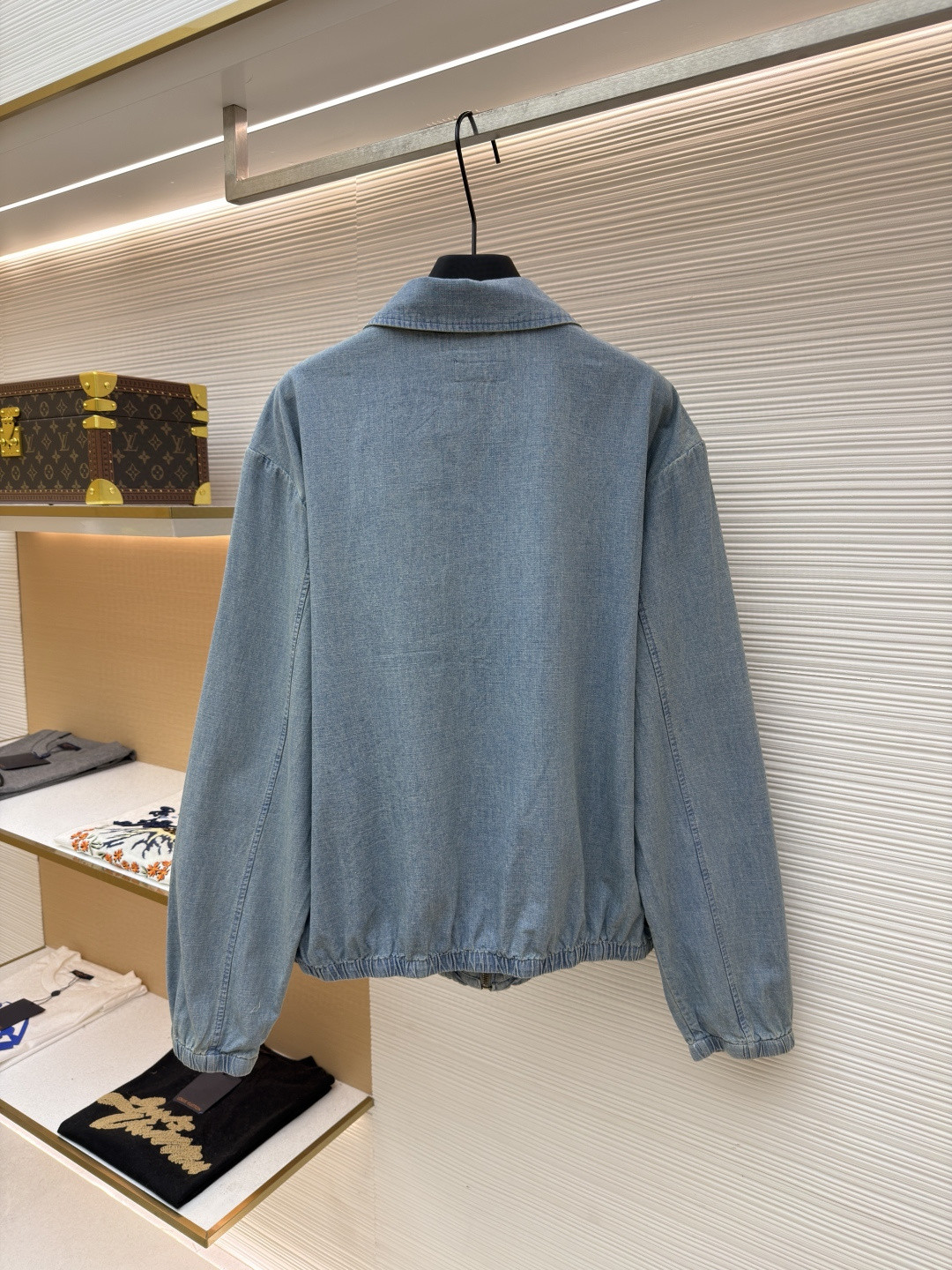 Ralph Lauren 拉夫劳伦 彩色刺绣拉链牛仔夹克 外套 长袖 蓝色 B5 MNPOOTW16021333-450