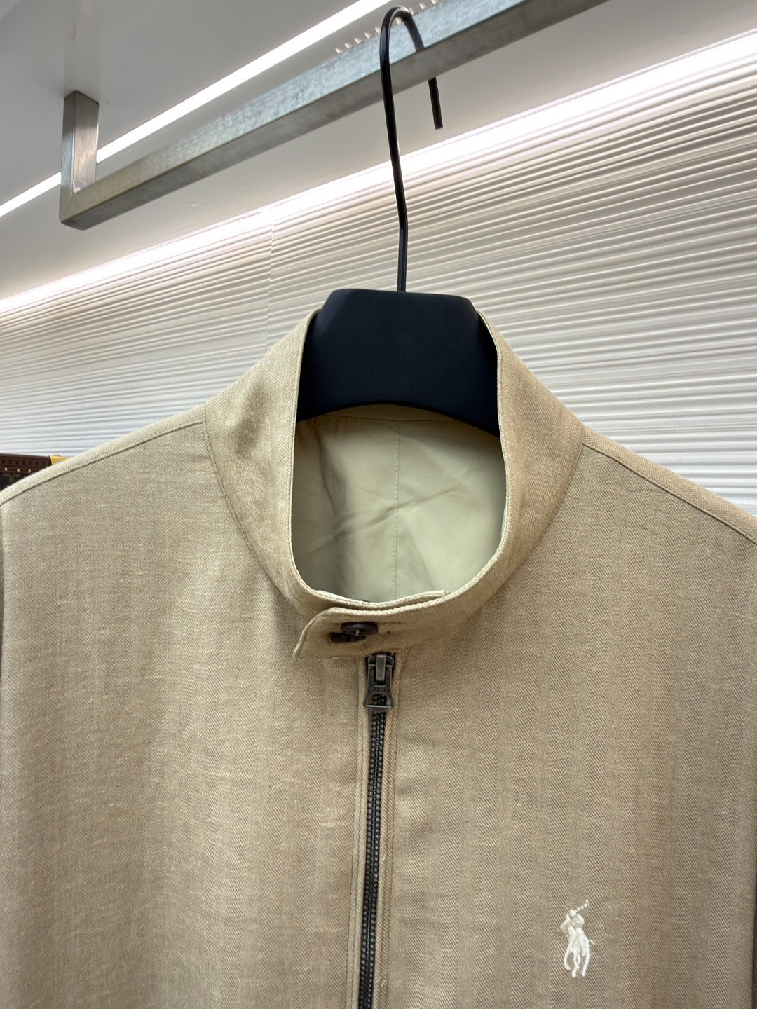 Ralph Lauren 拉夫劳伦标识刺绣双面穿拉链 夹克 外套 长袖 深蓝色 卡其色 B5 MNPOOTW15A20001410-410