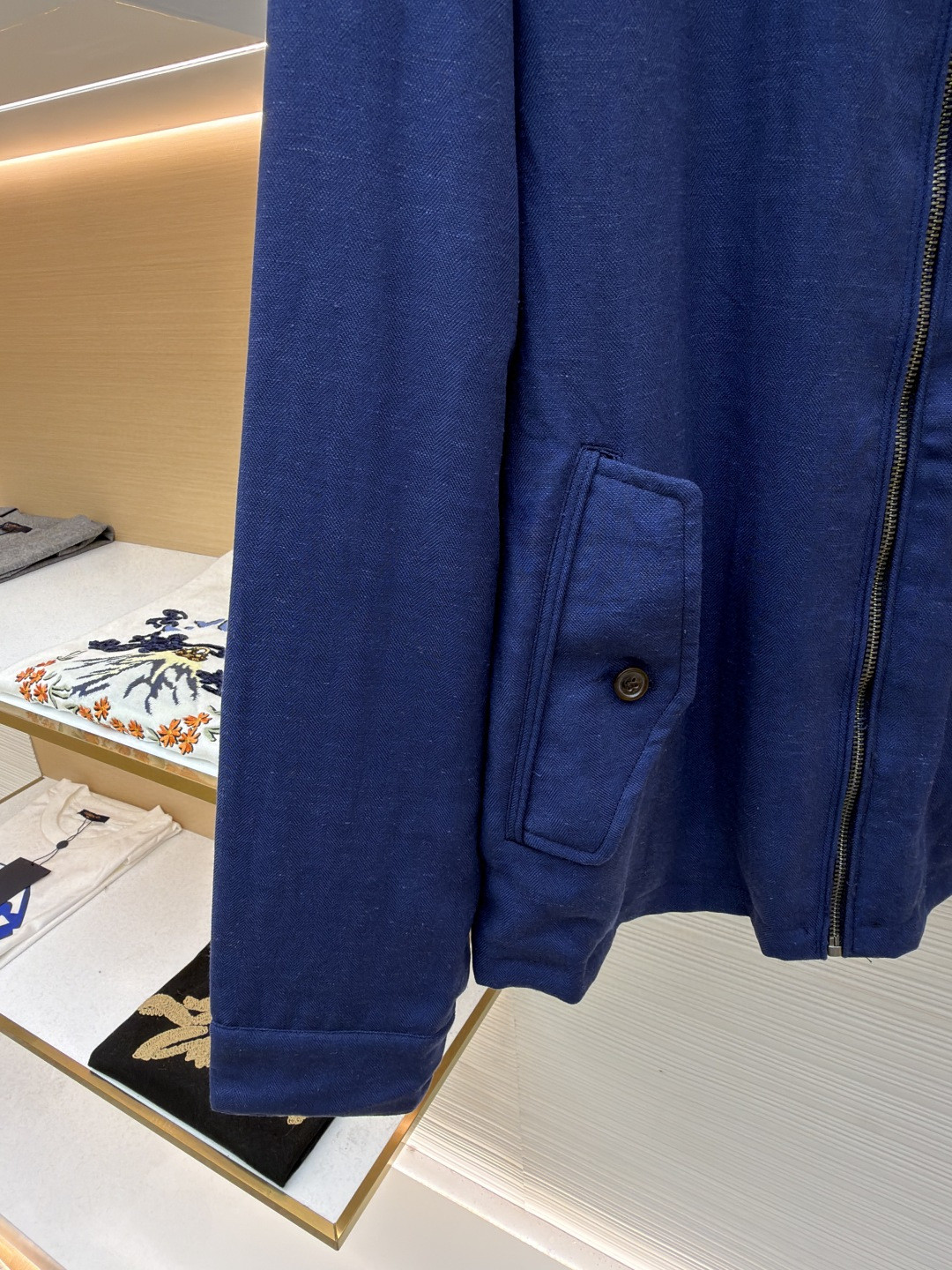 Ralph Lauren 拉夫劳伦标识刺绣双面穿拉链 夹克 外套 长袖 深蓝色 卡其色 B5 MNPOOTW15A20001410-410