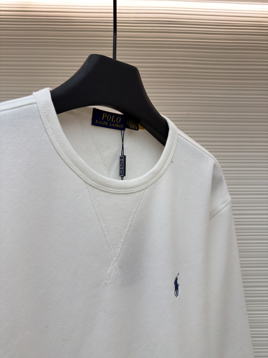 Ralph Lauren 拉夫劳伦 标识刺绣圆领卫衣 外套 长袖 黑色 灰色 藏蓝色 白色 A7 710790783-005