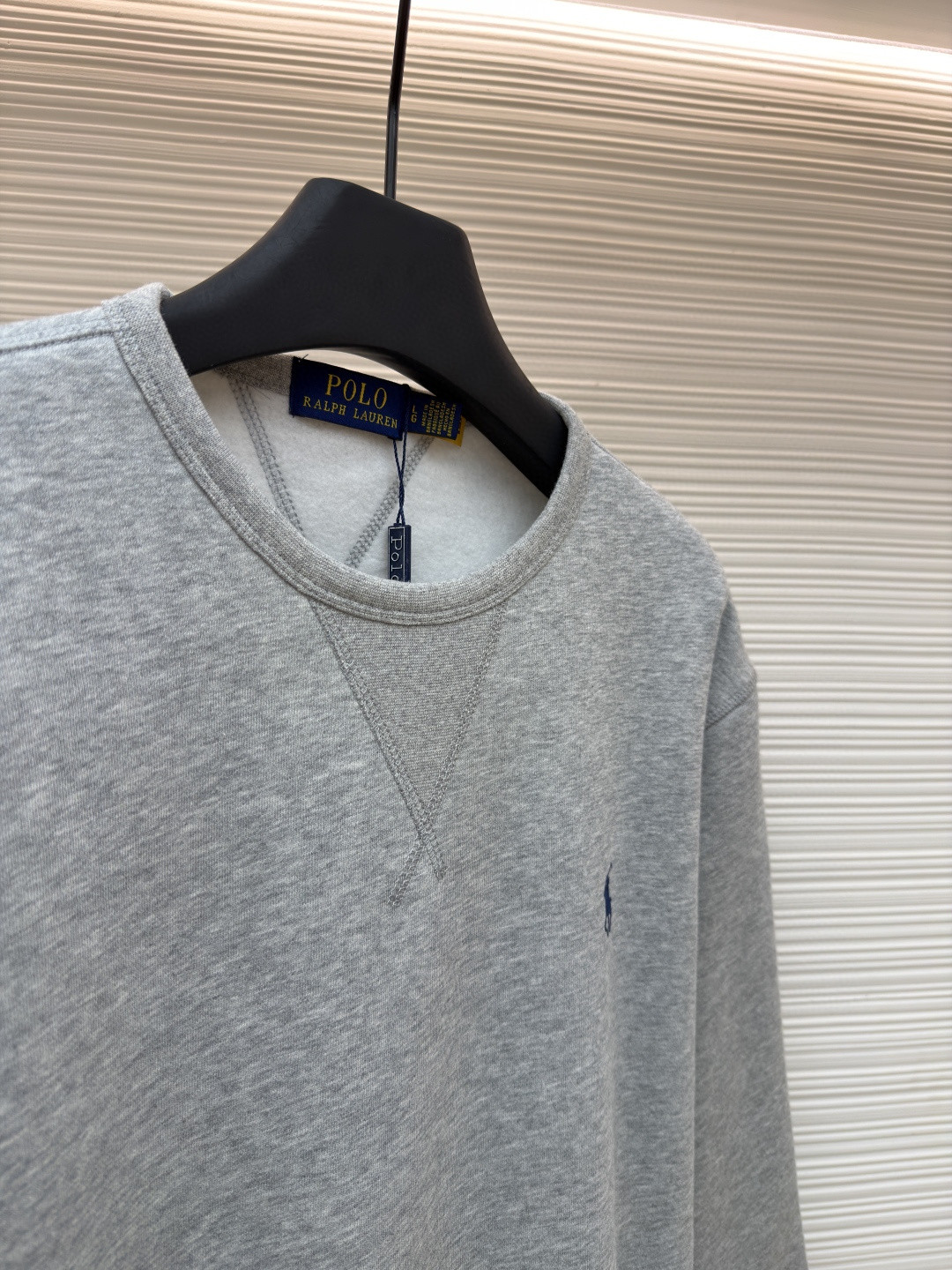 Ralph Lauren 拉夫劳伦 标识刺绣圆领卫衣 外套 长袖 黑色 灰色 藏蓝色 白色 A7 710790783-005