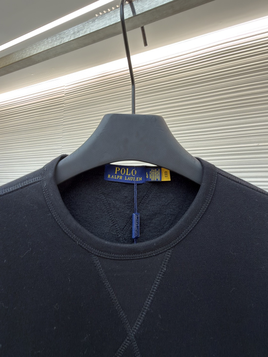 Ralph Lauren 拉夫劳伦 标识刺绣圆领卫衣 外套 长袖 黑色 灰色 藏蓝色 白色 A7 710790783-005