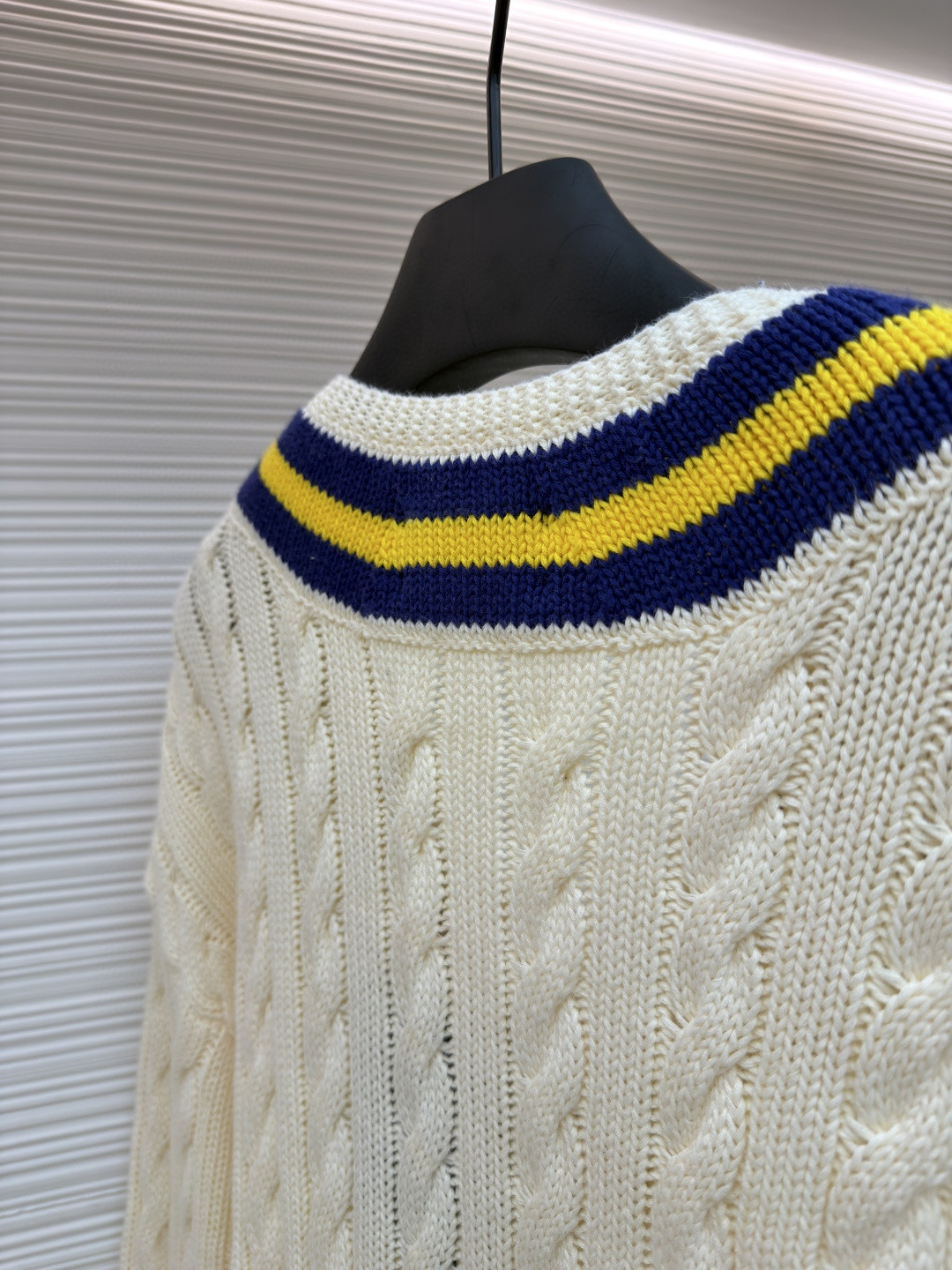 Ralph Lauren 拉夫劳伦 网球绞花编结毛衣 针织衫 长袖 米色 B0 100049775