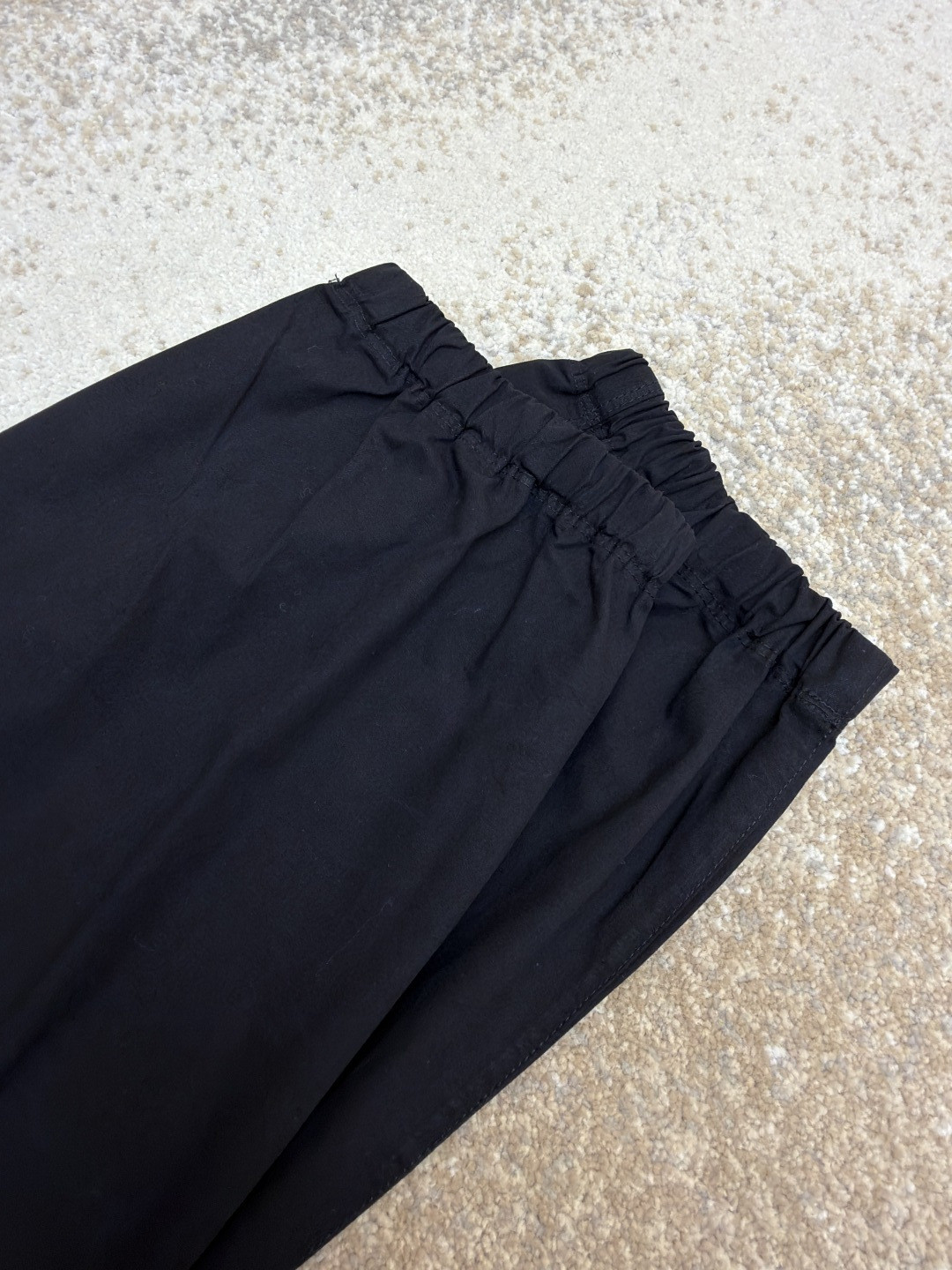 STONE ISLAND 石头岛 徽章松紧腰束脚工装裤 休闲裤 长裤 裤子 黑色 B0 K1S153100017S0003V0029