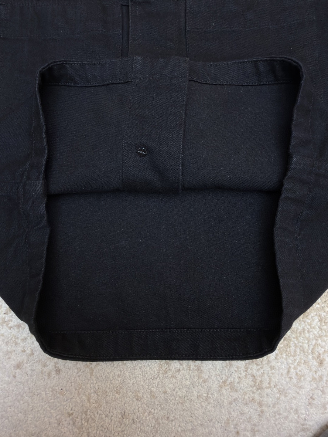 STONE ISLAND 石头岛 徽章牛仔外套 夹克 牛仔衣 长袖 黑色 B5 K2S15Q100027S00J5V0029