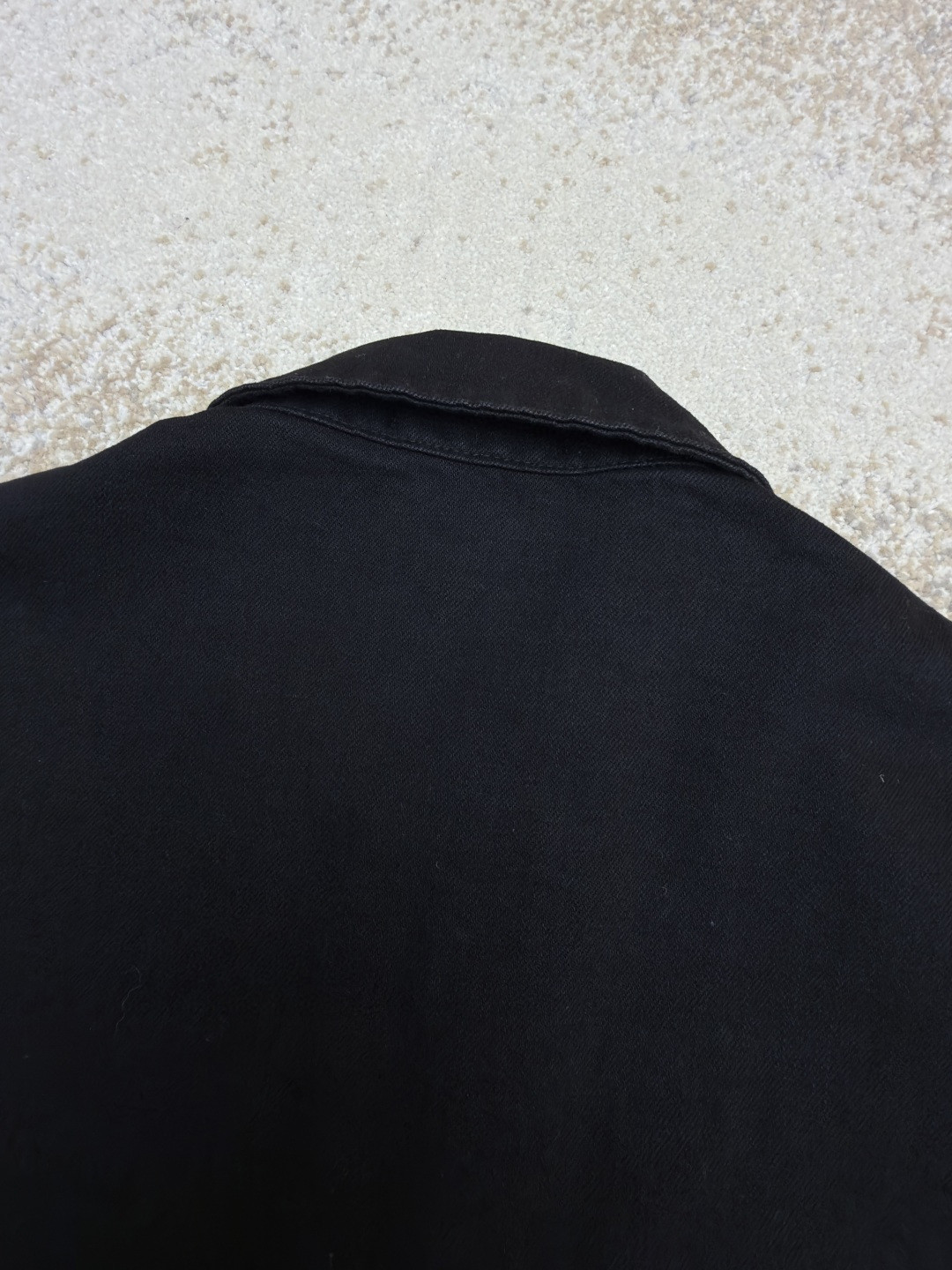 STONE ISLAND 石头岛 徽章牛仔外套 夹克 牛仔衣 长袖 黑色 B5 K2S15Q100027S00J5V0029