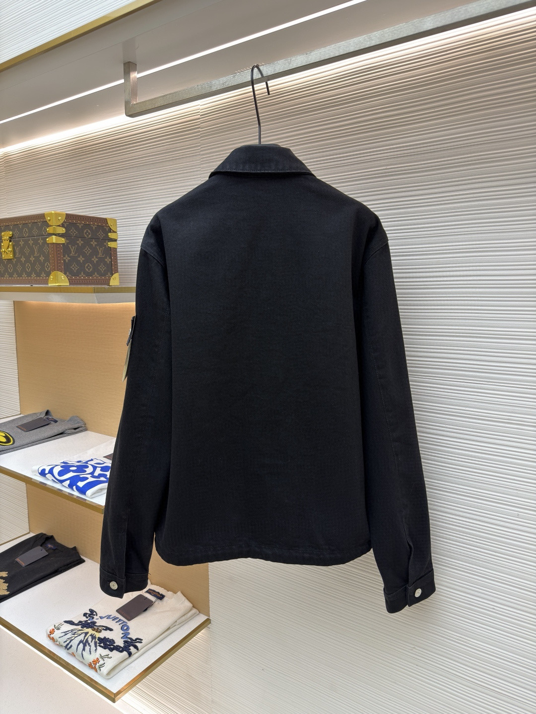 STONE ISLAND 石头岛 徽章牛仔外套 夹克 牛仔衣 长袖 黑色 B5 K2S15Q100027S00J5V0029