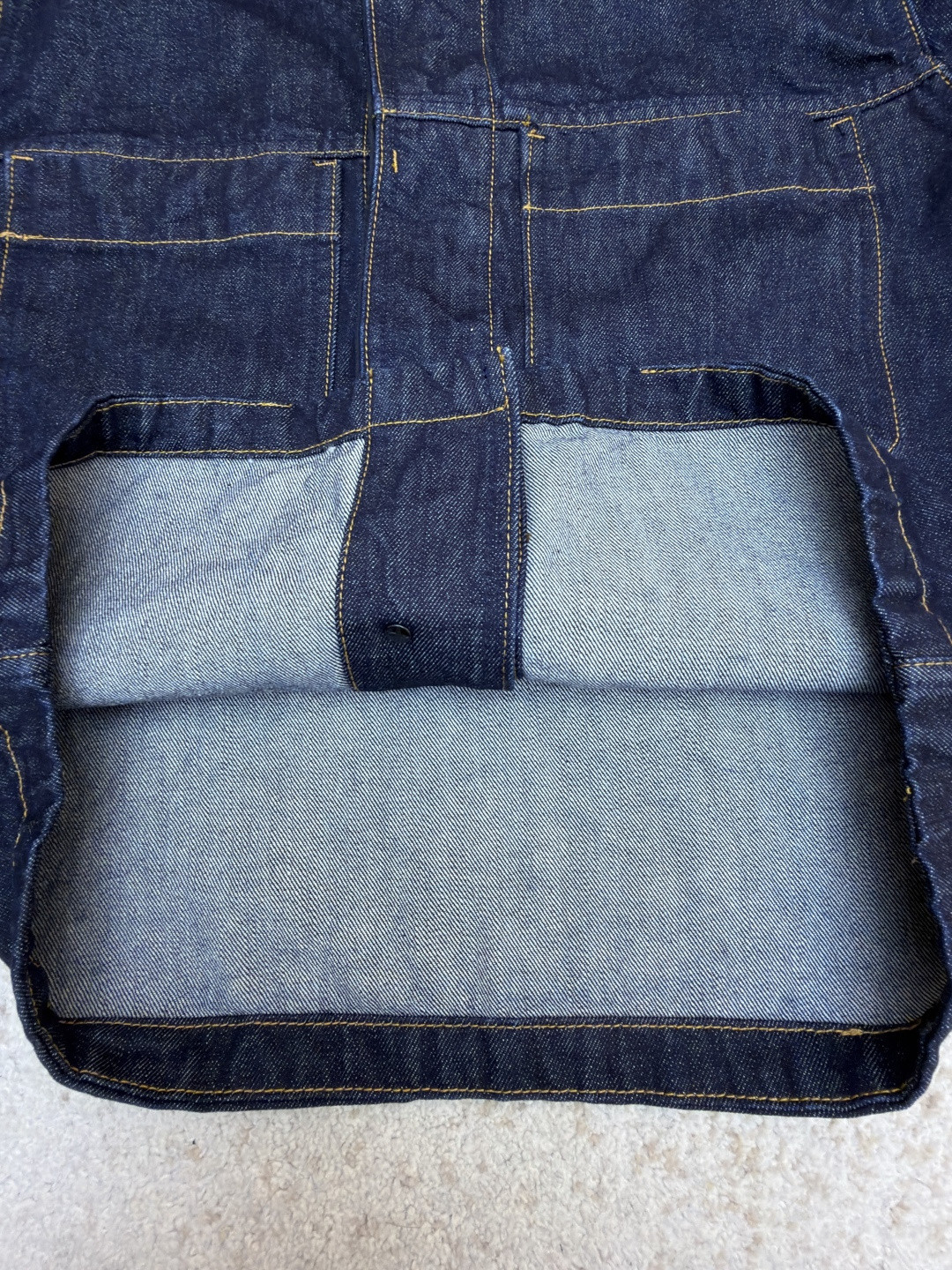 STONE ISLAND 石头岛 明线徽章牛仔外套 夹克 牛仔衣 长袖 蓝色 B5 K2S15Q100027S00J7-VJ201