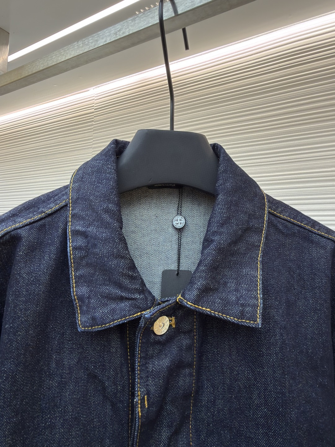 STONE ISLAND 石头岛 明线徽章牛仔外套 夹克 牛仔衣 长袖 蓝色 B5 K2S15Q100027S00J7-VJ201