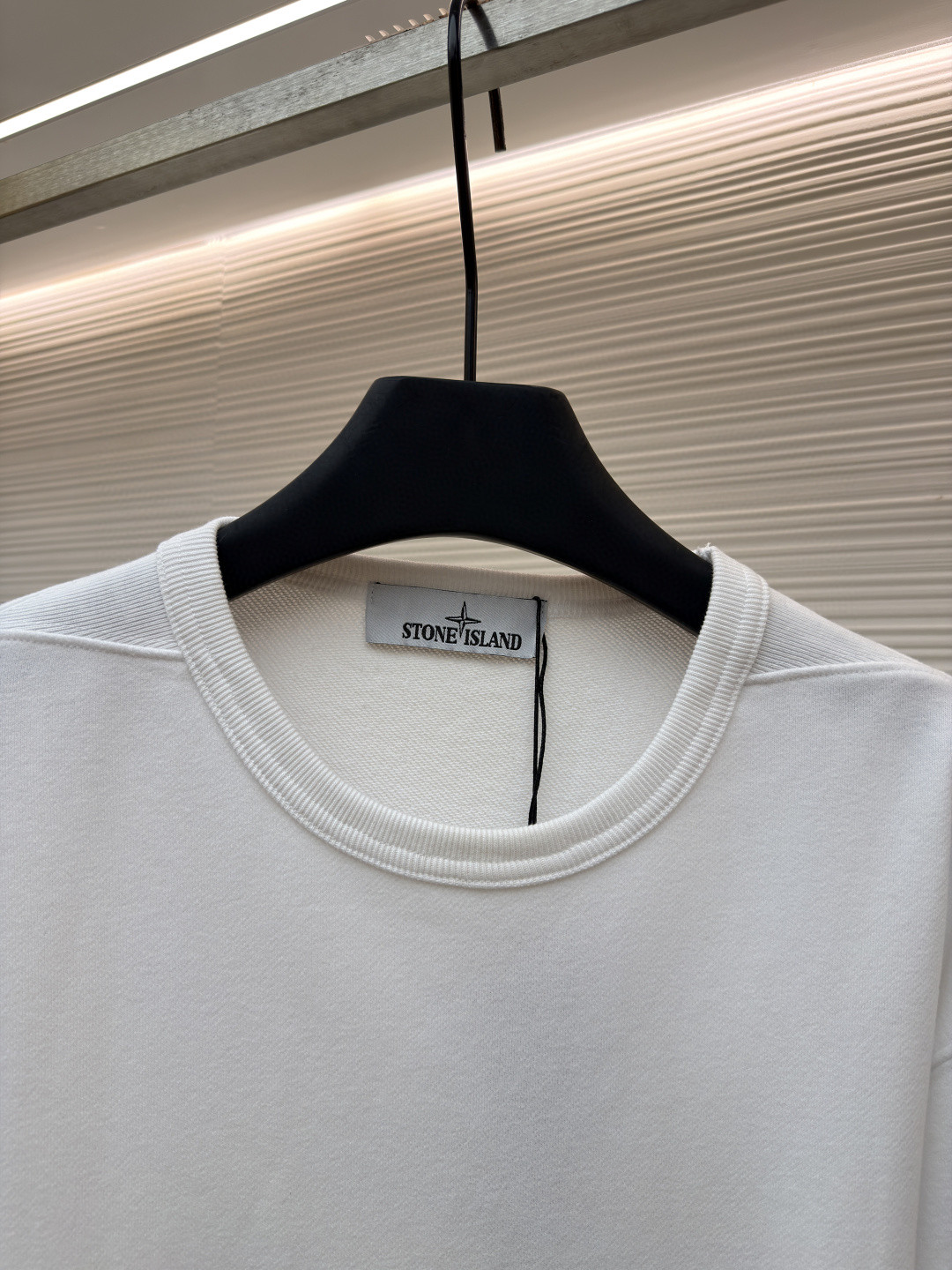 STONE ISLAND 石头岛 袖口徽标圆领卫衣 长袖 白色 A7 811562420-V0001