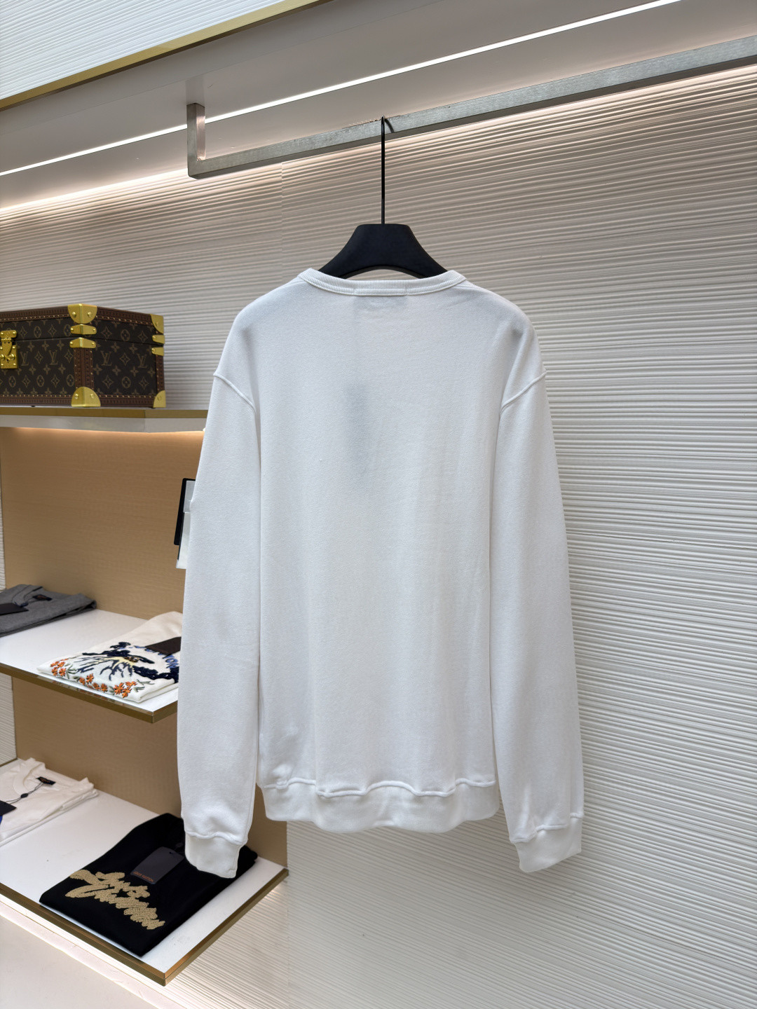 STONE ISLAND 石头岛 袖口徽标圆领卫衣 长袖 白色 A7 811562420-V0001