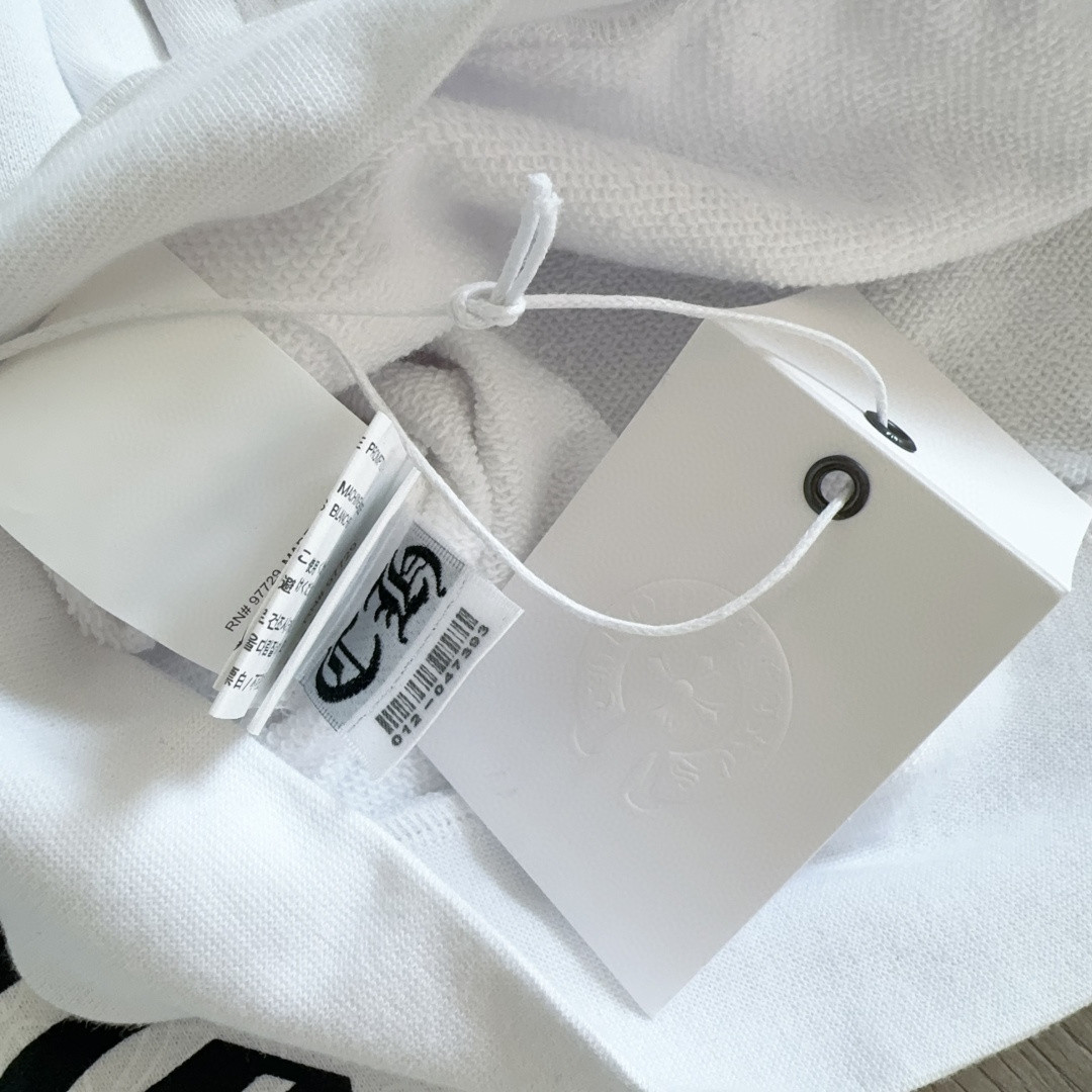 Chrome Hearts 克罗心 马蹄花臂暗纹满印连帽卫衣 套头 外套 白色 A5 