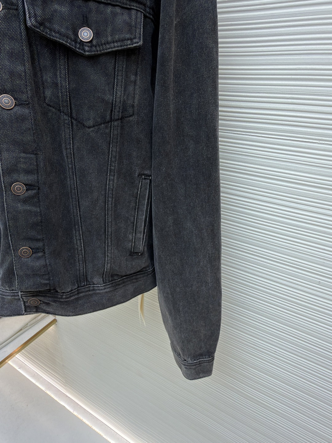 CELINE 赛琳 连帽牛仔外套 牛仔衣 夹克 长袖 黑灰色 黑色 蓝色 B5 2Q472947F-38CH