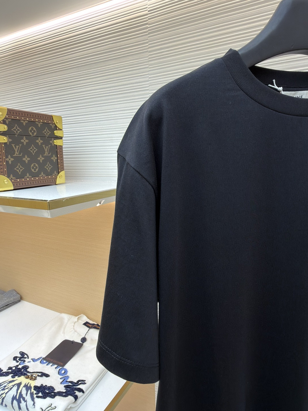 CELINE 赛琳 凯旋门刺绣标识 短袖 T恤 圆领 夏款 白色 黑色 红色 A0 2X04I671Q-01OB